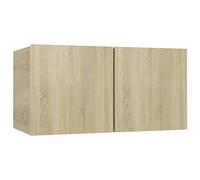 vidaXL Mobile Porta TV Pensile Rovere Sonoma 60x30x30 cm