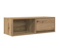 vidaXL Mobile Porta TV Rovere Artigianale 80x31x25,5 cm Multistrato, Panca TV, Armadio Hi-Fi, Centro di intrattenimento, credenza TV