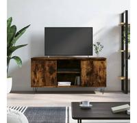 vidaXL Mobile Porta TV Rovere Fumo 104x35x50 cm in Legno Multistrato