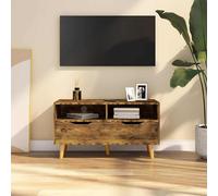 vidaXL Mobile Porta TV Rovere Fumo 90x40x48,5 cm Legno Multistrato