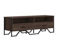 vidaXL Mobile Porta TV Rovere Marrone 122x34x41cm in Legno Multistrato, supporto TV, mobile HiFi, consolle TV, credenza TV