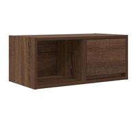 vidaXL Mobile Porta TV Rovere Marrone 60x31x25,5 cm Legno Multistrato, Panca TV, Armadio Hi-Fi, Centro di intrattenimento, credenza TV