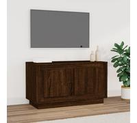 vidaXL Mobile Porta TV Rovere Marrone 80x35x45 cm in Legno Multistrato