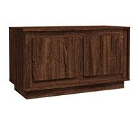 vidaXL Mobile Porta TV Rovere Marrone 80x35x45 cm in Legno Multistrato