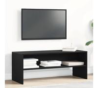 vidaXL Mobile Porta TV Rovere Nero 100x40x40 cm in Legno Multistrato, Supporto TV, Mobile HiFi, consolle TV, credenza TV