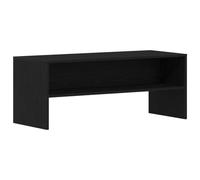 vidaXL Mobile Porta TV Rovere Nero 100x40x40 cm in Legno Multistrato, Supporto TV, Mobile HiFi, consolle TV, credenza TV