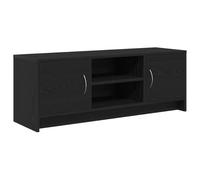 vidaXL Mobile Porta TV Rovere Nero 102x30x37,5 cm Legno Multistrato, Mobile TV, credenza TV, Armadio Hi-Fi, Panca TV, Mobile TV, Mobile multimediale