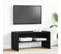 vidaXL Mobile Porta TV Rovere Nero 80x40x40 cm in Legno Multistrato