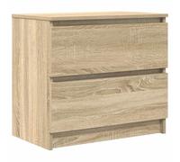 vidaXL Mobile Porta TV Rovere Sonoma 60x35x54 cm in Legno Multistrato, credenza TV, Armadio Hi-Fi, Centro di intrattenimento, Mobile TV