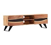 Mobile porta tv 140x30x45 cm in legno massello di acacia
