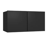 vidaXL Mobile Porta TV Sospeso Nero 60x30x30cm