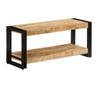 vidaXL Mobile Porta TV Vintage Supporto Tavolino Basso Armadietto Mobili Soggiorno Unità Multimediale Interni Legno Massello di Mango