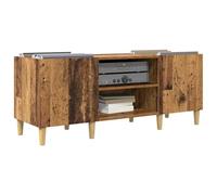 vidaXL Mobile Porta vinili Legno Vecchio 121 x 38 x 48 cm, Mensole Personalizzate per Salotto, Mobile Rettangolare, Organizer per vinili, unità Funzionale Moderna