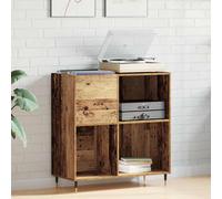 vidaXL Mobile porta vinili Legno vecchio 85 x 38 x 89 cm