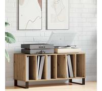 vidaXL Mobile porta vinili rovere artigianale 100 x 38 x 48 cm