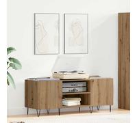 vidaXL Mobile porta vinili Rovere artigianale 121 x 38 x 48 cm