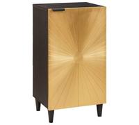 vidaXL Mobile Portaoggetti Moderno in Legno di Mango, Finitura Lucida, Stile Contemporaneo, Rettangolare, Midcentury, Solido