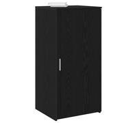 vidaXL Mobile Portaoggetti Nero 50x45x103,5 cm in Legno Multistrato