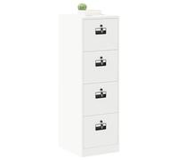 vidaXL Mobile raccoglitore con cassetto geometrico, 2 pezzi, 44 x 50 x 106,5 cm, ufficio, design industriale, moderno con serrature, ampio spazio di archiviazione, costruzione durevole per qualsiasi