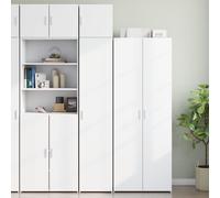 vidaXL Mobile Sottile Bianco 40x42,5x225 cm in Truciolato