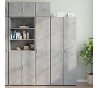 vidaXL Mobile Sottile Grigio Cemento 40x42,5x225 cm in Truciolato