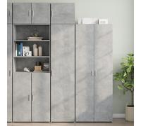 vidaXL Mobile Sottile Grigio Cemento 45x42,5x225 cm in Truciolato