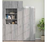 vidaXL Mobile Sottile Grigio Sonoma 30x42,5x225 cm in Truciolato