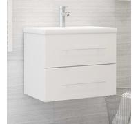 vidaXL Mobile Sottolavabo Bianco 60x38,5x48 cm in Truciolato