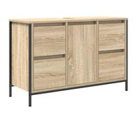 vidaXL Mobile Lavabo con Cassetti Rovere Sonoma 90x34,5x60 cm, Mobile lavabo Bagno, Mobile lavabo Bagno, Mobile Bagno per lavabo, Mobile lavabo Bagno