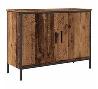 vidaXL Mobile Sottolavabo Legno Antico 80x30x60 cm Legno Multistrato, Mobile da Bagno, armadietto, portaoggetti, mobiletto, Mobile portaoggetti