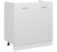 vidaXL Mobile Sottolavello Bianco 80x46x81,5 cm Legno Multistrato