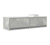 vidaXL Mobile TV Grigio Cemento 100 x 31 x 25.5 cm – Legno multistrato, Moderno, unità a muro