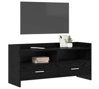 vidaXL Mobile TV 100 x 33 x 47 cm, rovere nero legno di ingegneria,