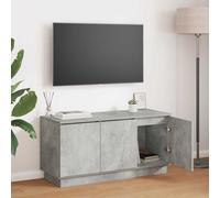 vidaXL Mobile TV 100 x 38 x 49 cm Grigio cemento Legno ingegnerizzato