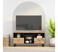 vidaXL Mobile TV 100x33x46cm Legno Massello Recupero Legno Multistrato
