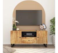 vidaXL Mobile TV 105x33,5x46cm Legno Massello Mango Legno Multistrato