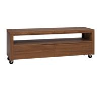vidaXL Mobile TV 110 x 30 x 40 cm Naturale Legno di teak solido