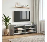 vidaXL Mobile TV 135 x 33 x 47 cm Grigio Cemento Legno ingegnerizzato