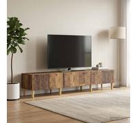vidaXL Mobile TV 147 x 34,5 x 30 cm Legno antico Legno ingegnerizzato
