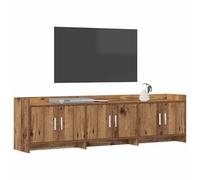 vidaXL TV-kast 168 x 33 x 47 cm Oud hout Bewerkt hout