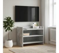 vidaXL Mobile TV 60 x 33 x 47 cm, grigio cemento, legno di ingegneria,