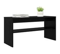 vidaXL Mobile TV 80 x 30 x 40 cm Rovere Nero Legno ingegnerizzato