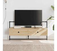 vidaXL Mobile TV a Muro Rovere Sonoma 100,5x30x51 cm Legno Multistrato
