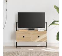 vidaXL Mobile TV a muro Rovere Sonoma 60,5x30x51 cm Legno multistrato