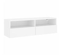 vidaXL Mobile TV a Parete Bianco 100x30x30 cm in Legno Multistrato