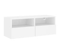 vidaXL Mobile TV a Parete Bianco 80x30x30 cm in Legno Multistrato