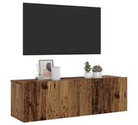 vidaXL Mobile TV a parete Legno antico 100x30x30 cm in truciolato