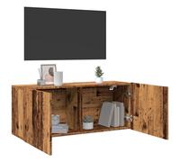 vidaXL Mobile TV a Parete Legno Antico 100x30x41 cm