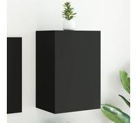 vidaXL Mobile TV a Parete Nero 40,5x30x60 cm in Legno Multistrato