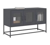 vidaXL Mobile TV Antracite 100,5x39x60,5 cm Acciaio Laminato a Freddo